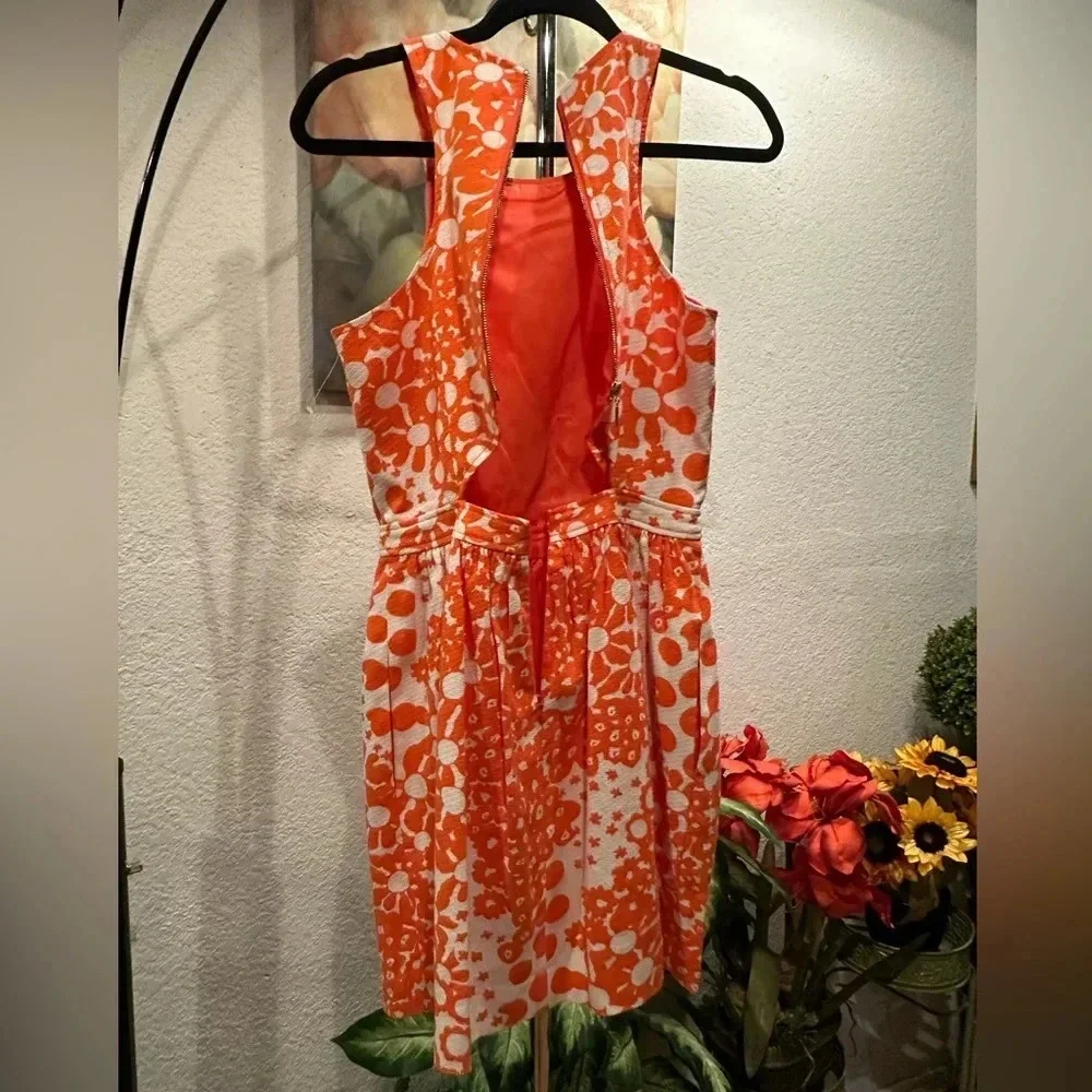 Trina Turk Lenia Print Fit & Flare Dress size 0